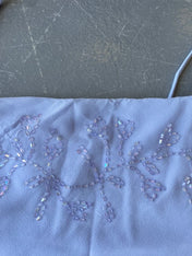 y2k pale blue beaded cami