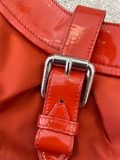 Vintage Burberry Orange Shoulder Bag