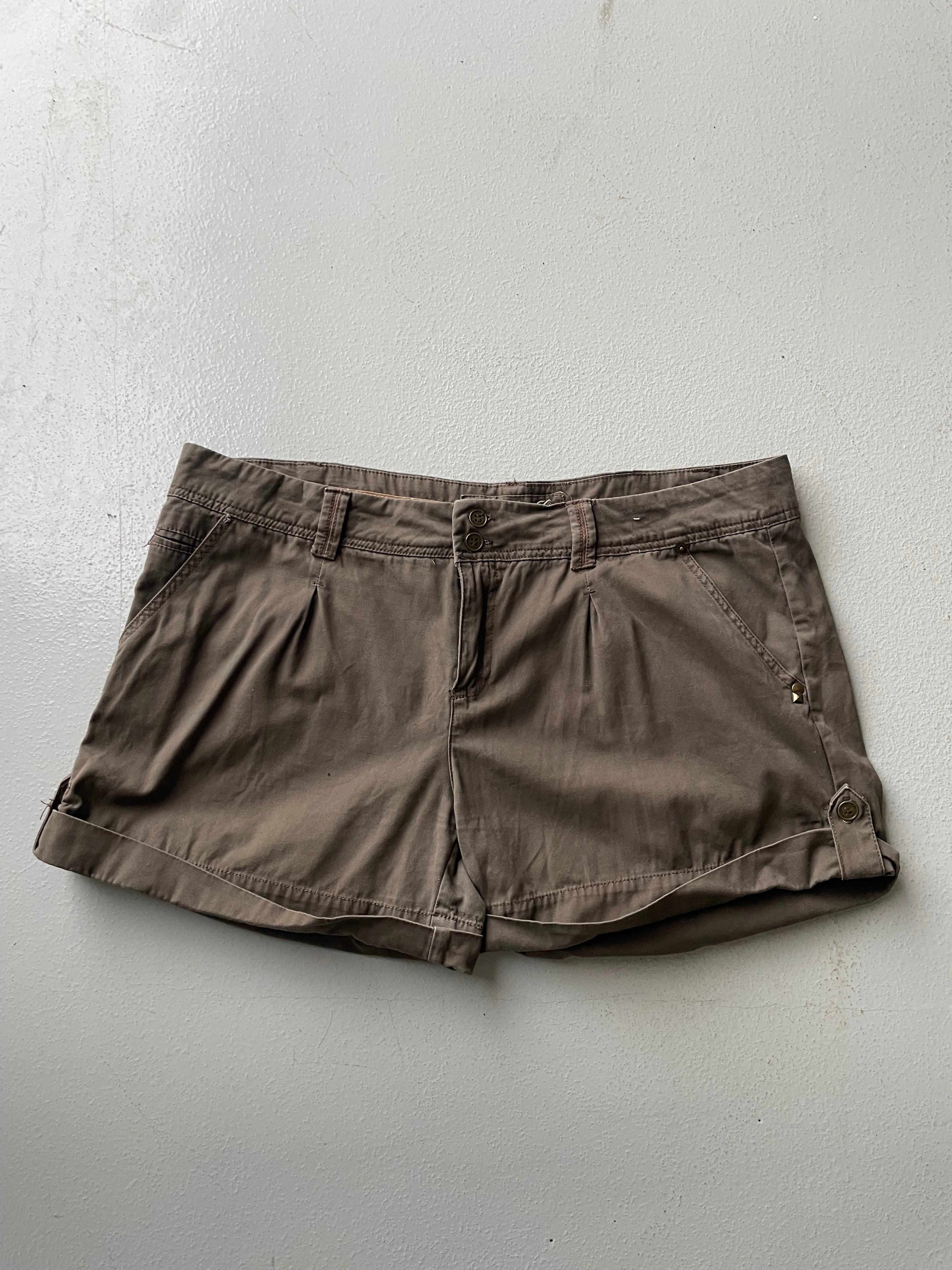 Y2k Brown Cargo Shorts
