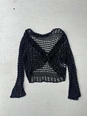 Vintage Y2K black knit camisole