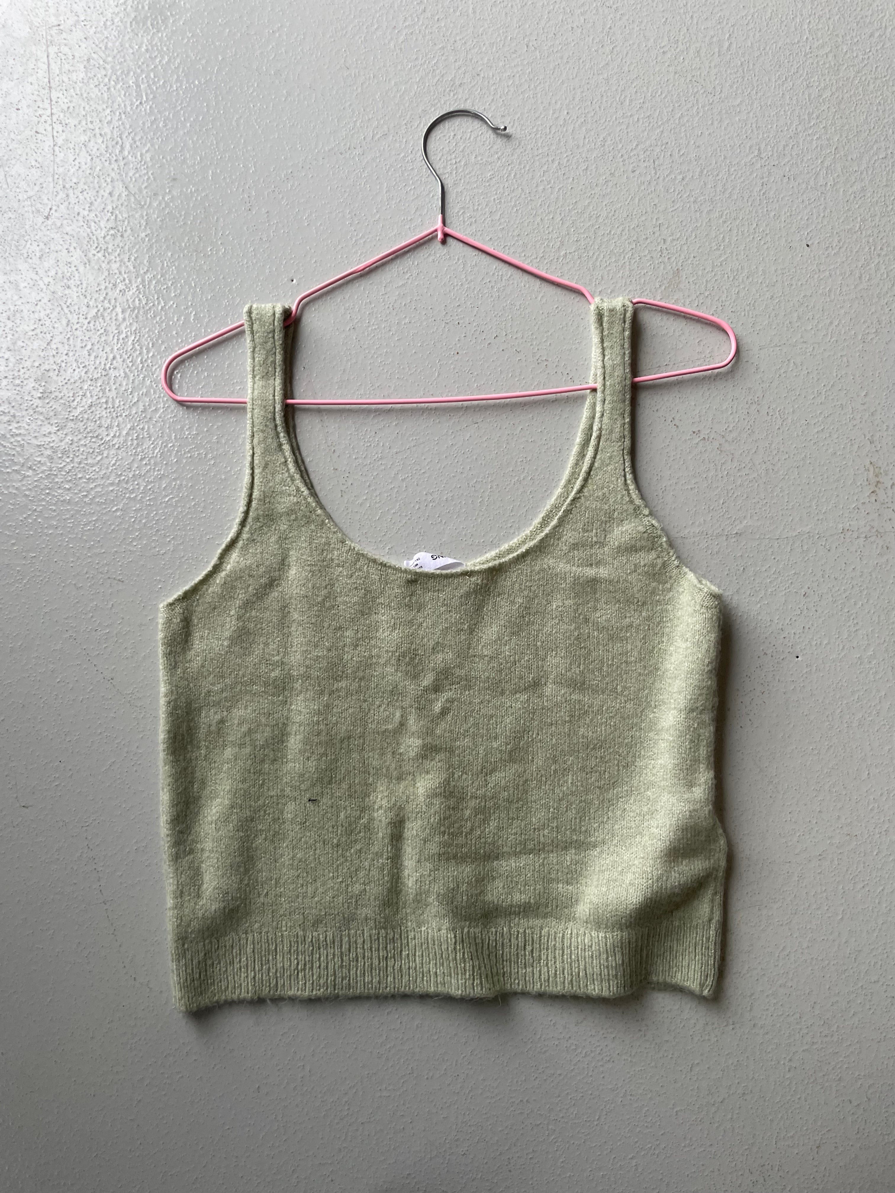 Mango Green Knit Cami