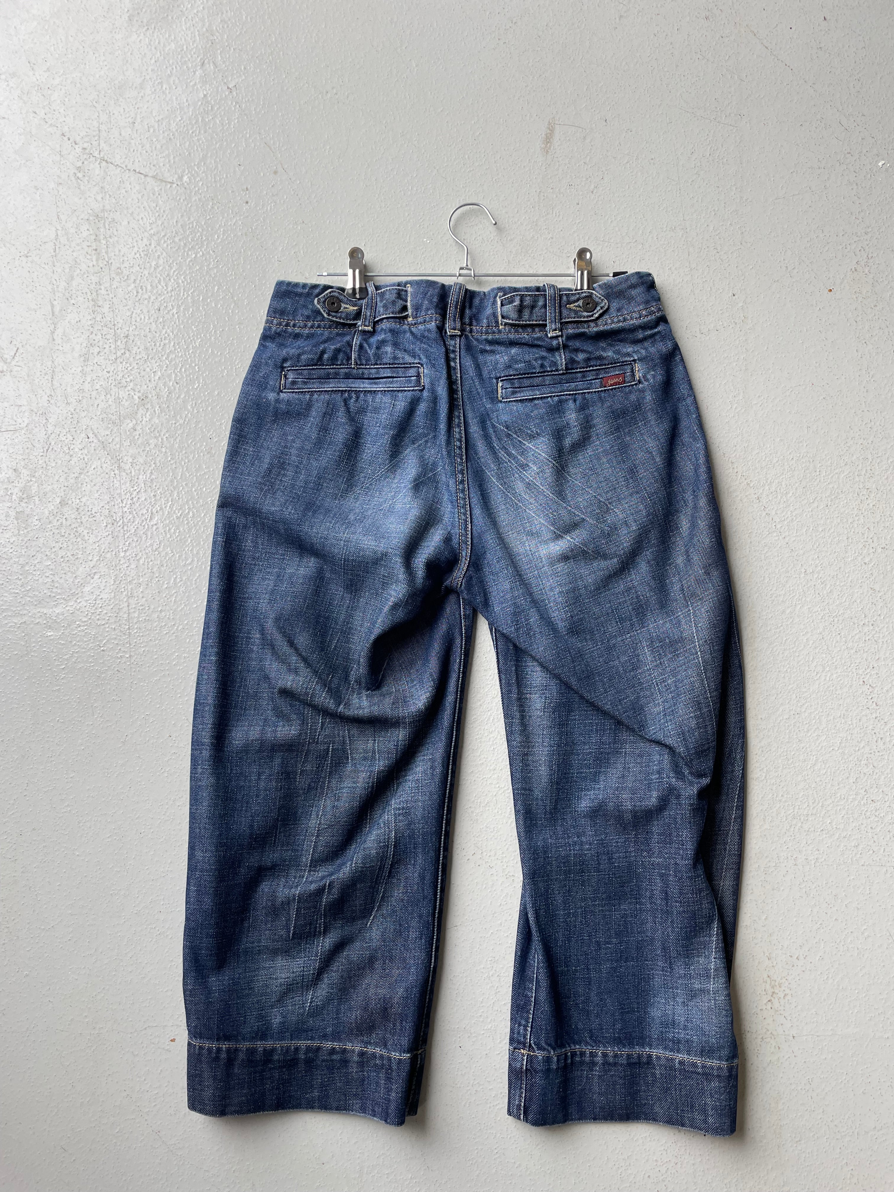 Vintage y2k Low Rise Denim Capris