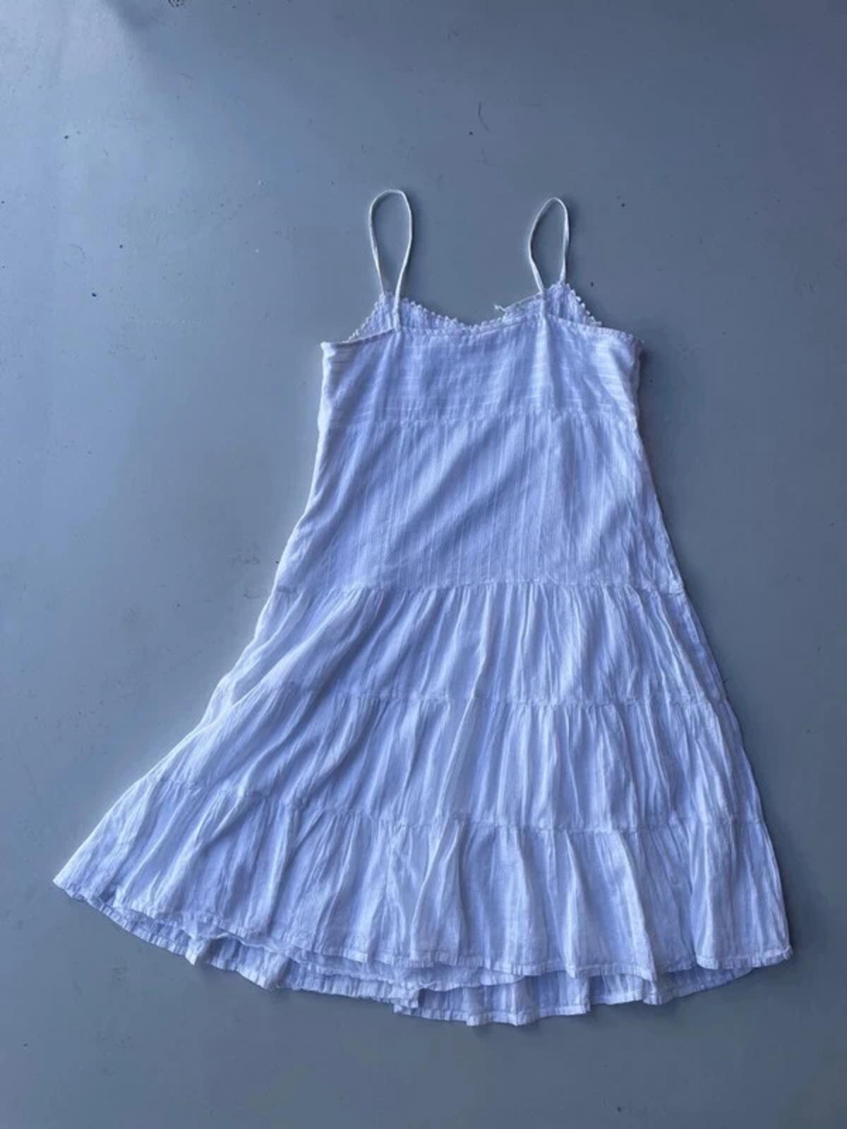 White Cotton Maxi Dress
