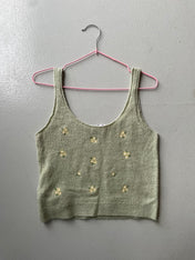 Mango Green Knit Cami
