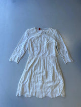 Falmers heritage white broderie lace summer dress