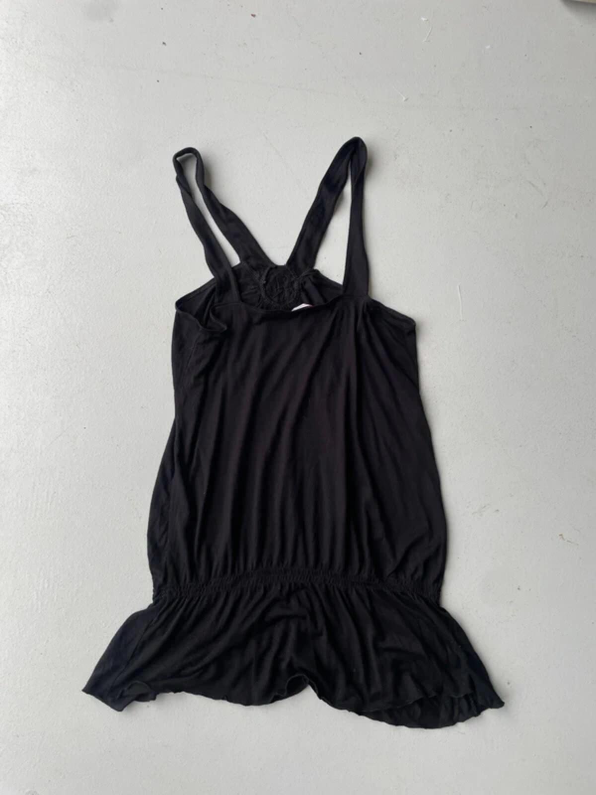 Vintage Y2K black halter neck top