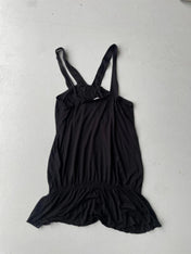 Vintage Y2K black halter neck top