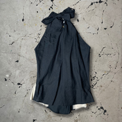 Vintage Wallis Linen Blend Halterneck Cami