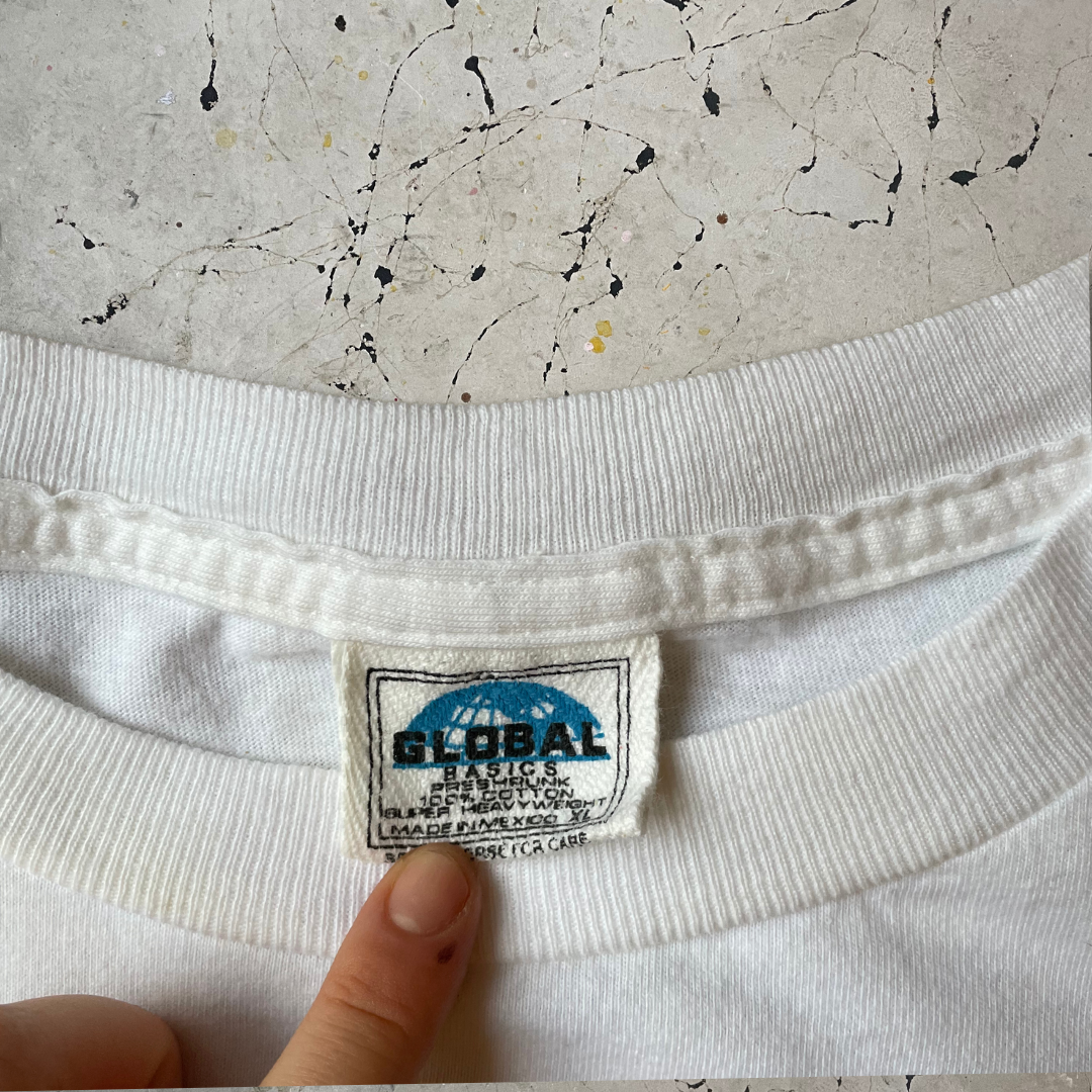 Vintage "Breaking Loose" Single Stitch T-shirt in White