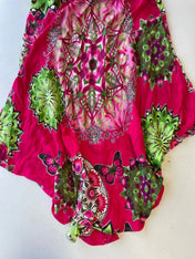 Vintage pink psychedelic floaty summer dress