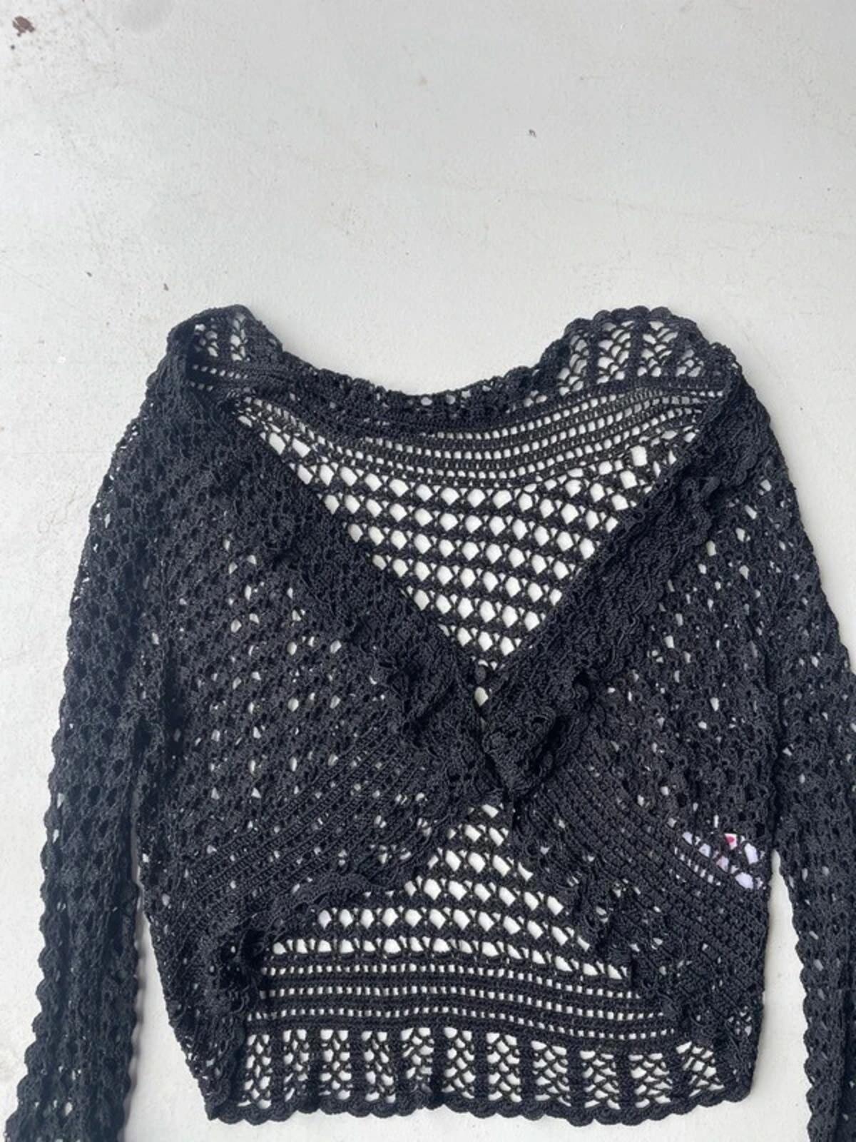 Vintage Y2K black knit camisole