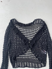 Vintage Y2K black knit camisole