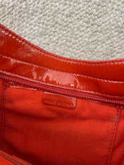 Vintage Burberry Orange Shoulder Bag