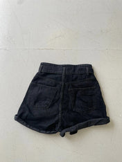 Black Denim Zara Shorts
