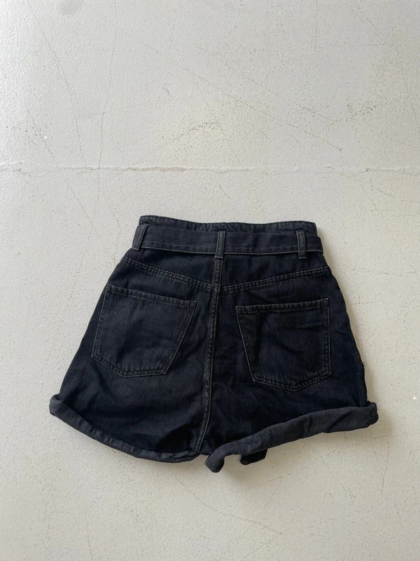 Black Denim Zara Shorts
