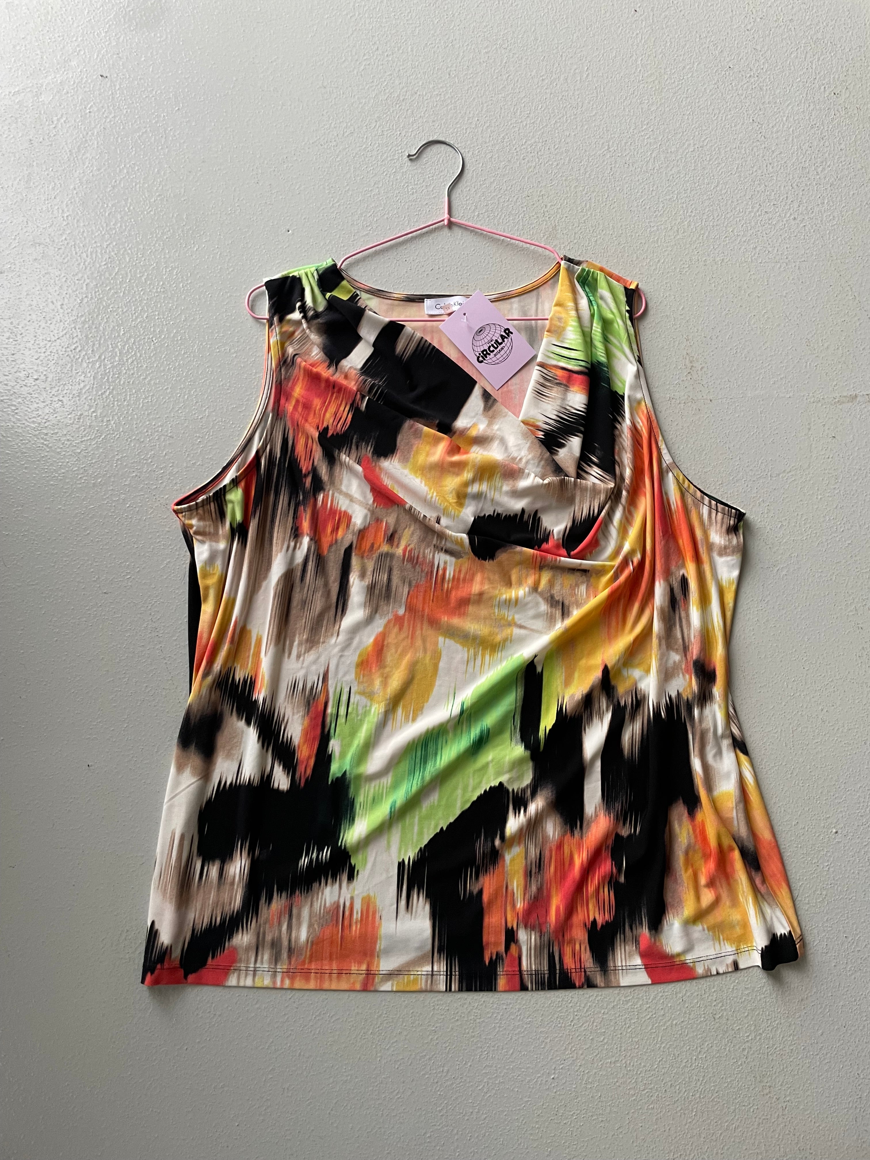 Calvin Klein Y2k Top - Colourful