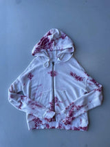 Y2K White Rip Curl zip up hoodie