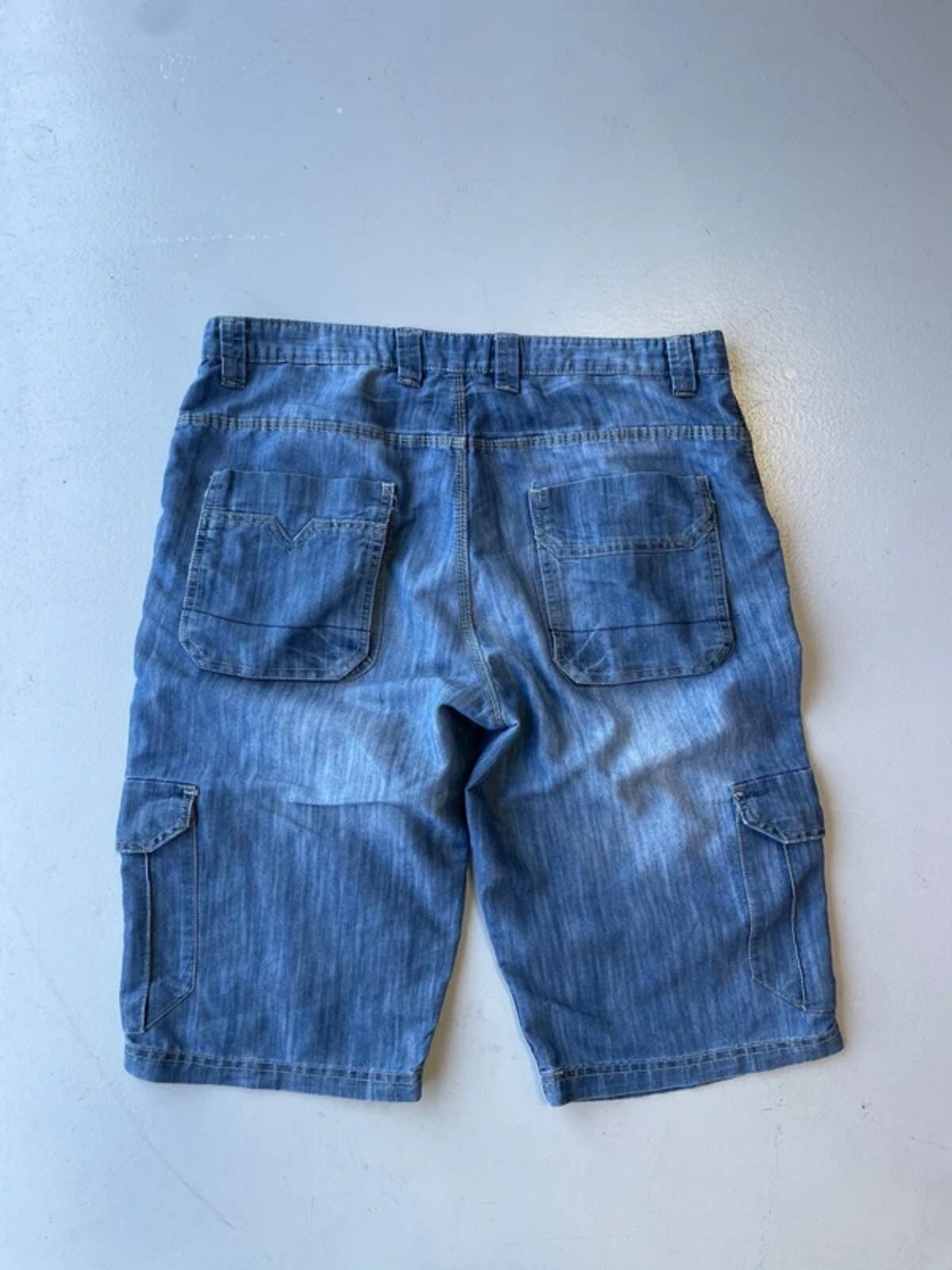 Denim baggy jorts