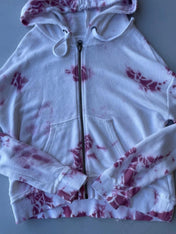 Y2K White Rip Curl zip up hoodie