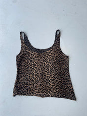 Y2k leopard print cami