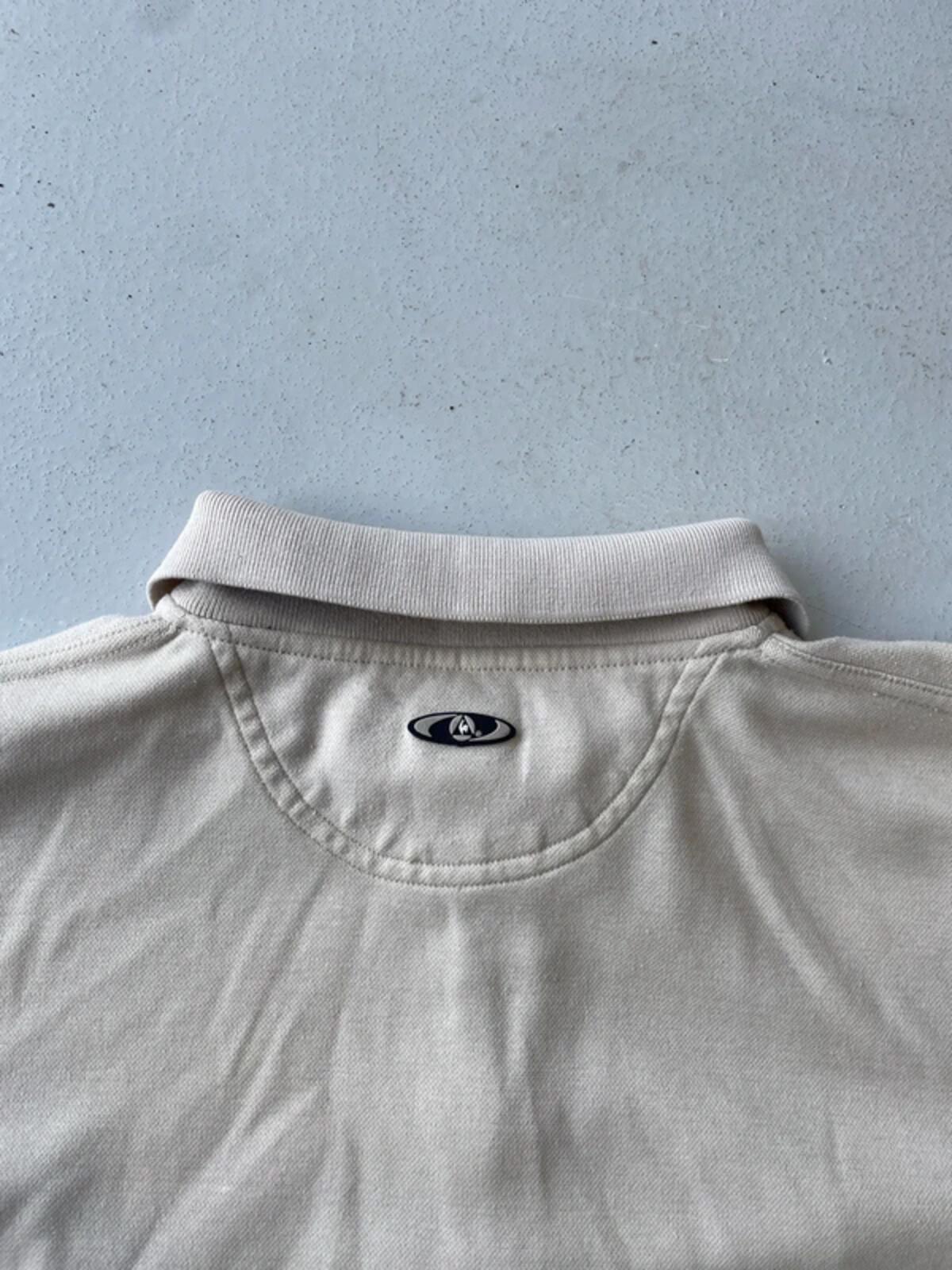 Vintage 90s beige le coq sportif polo shirt
