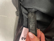 Black Faux Leather Trousers