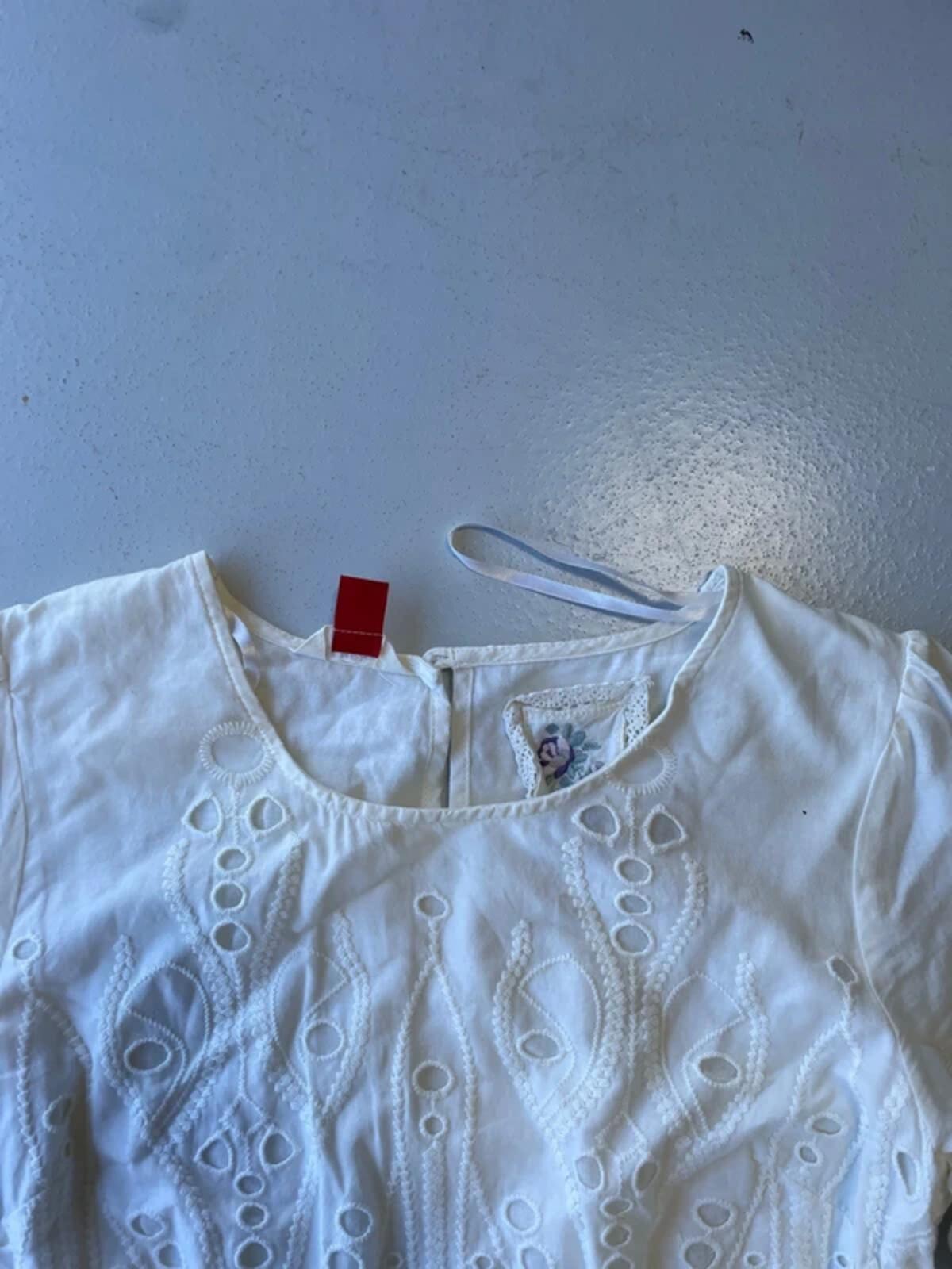 Falmers heritage white broderie lace summer dress