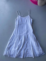 White Cotton Maxi Dress