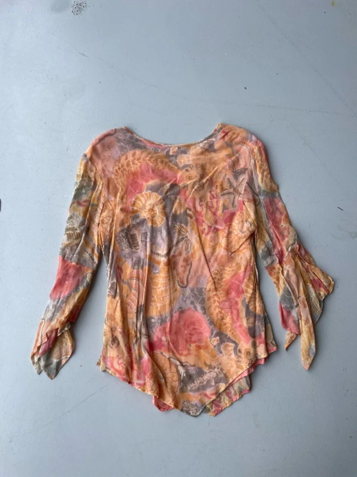 Vintage 70s floaty blouse