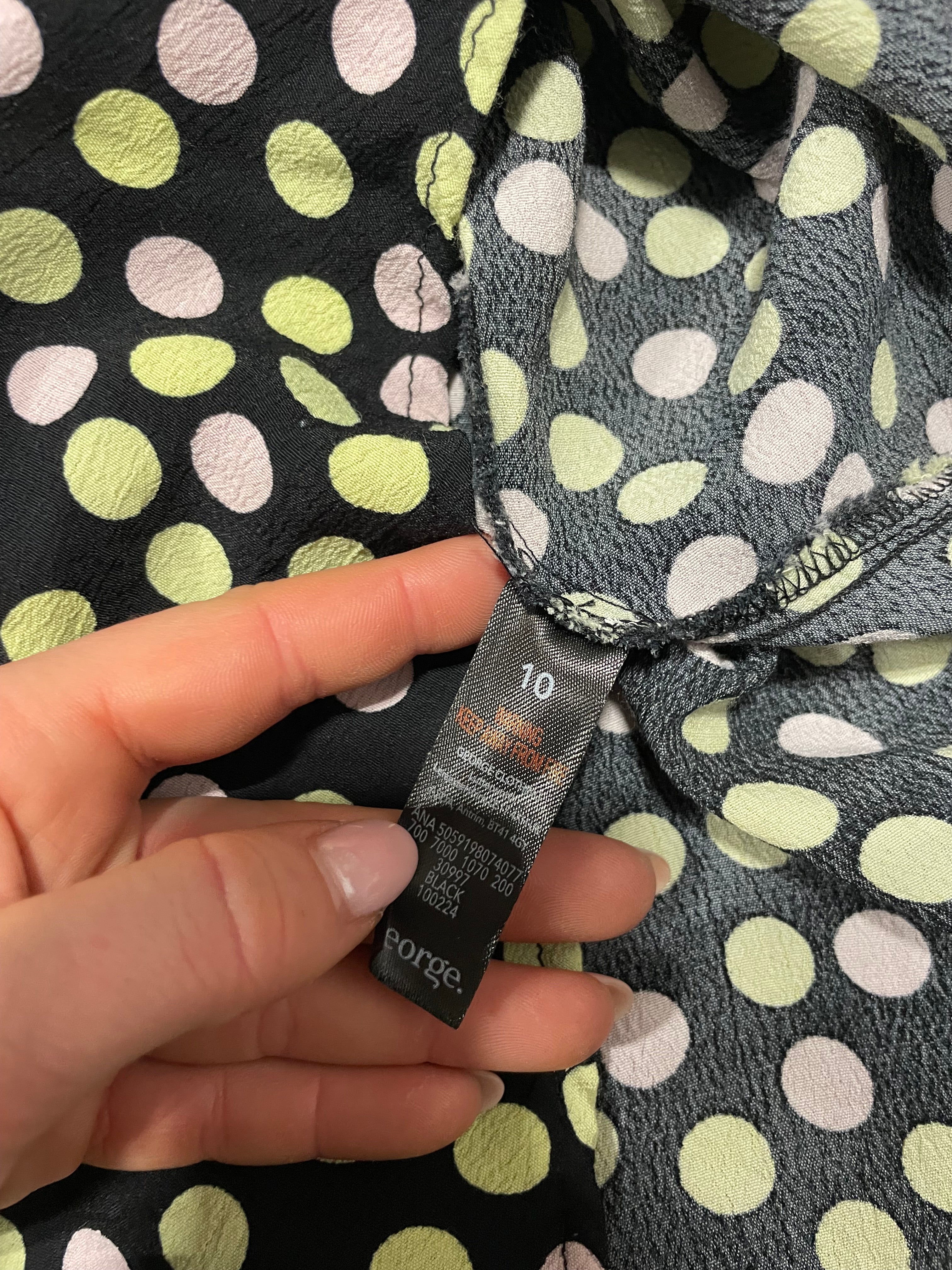 Black Print Maxi Dress