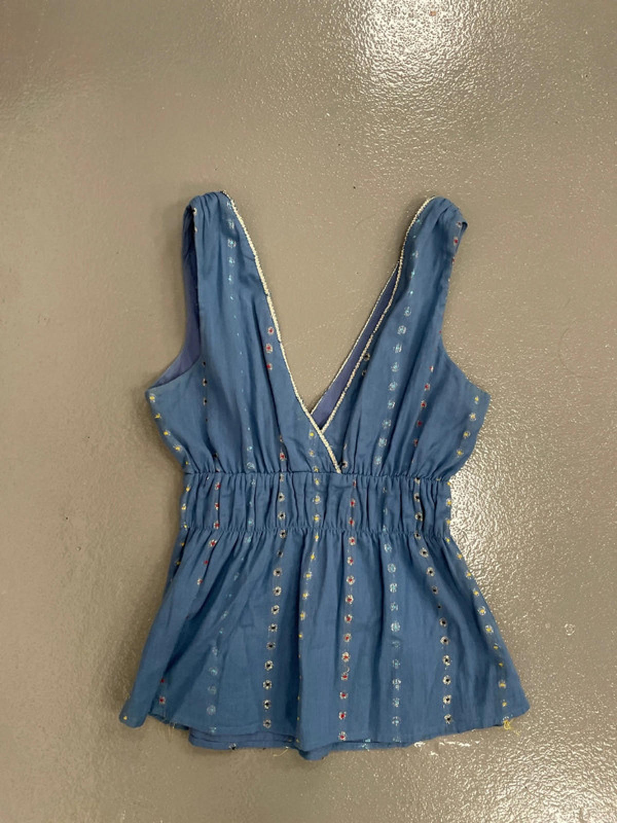 Vintage y2k blue oasis cami