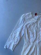 Falmers heritage white broderie lace summer dress