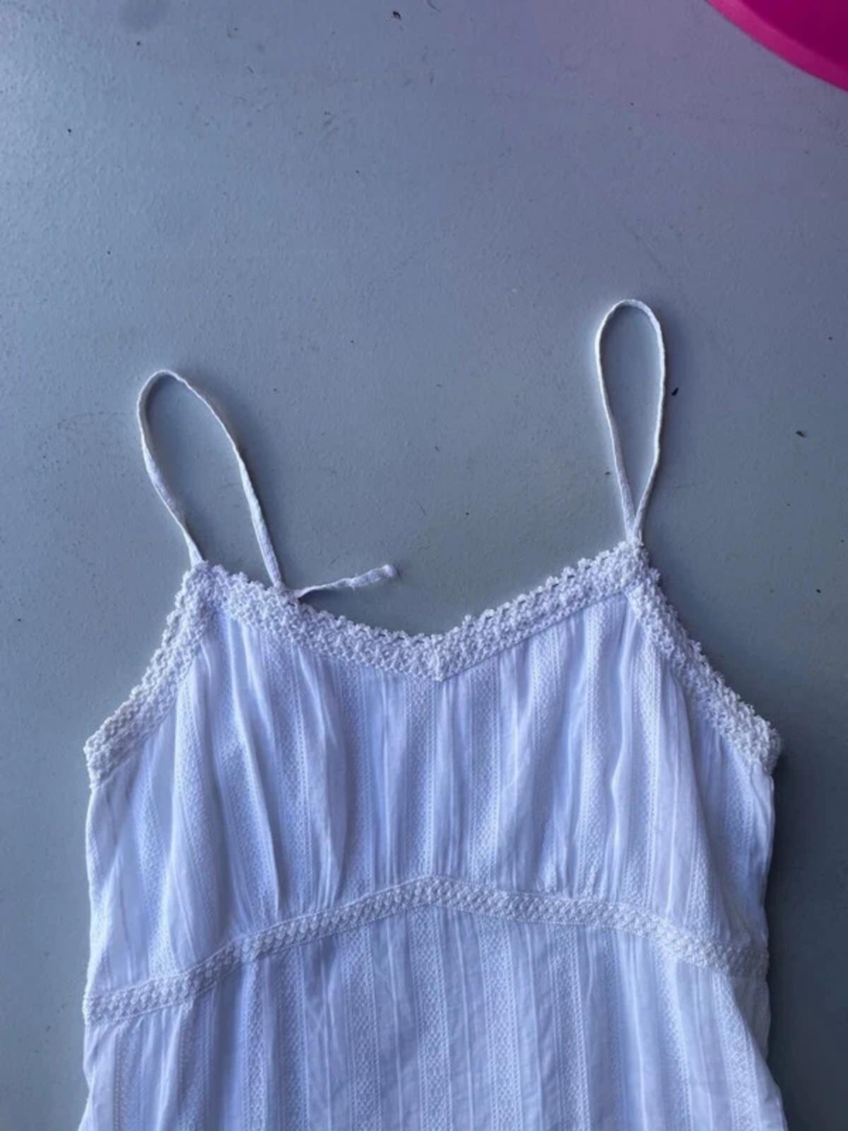 White Cotton Maxi Dress