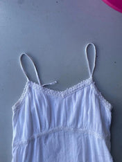White Cotton Maxi Dress