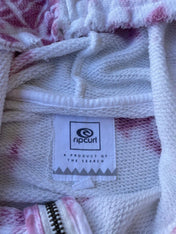 Y2K White Rip Curl zip up hoodie