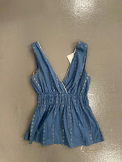 Vintage y2k blue oasis cami