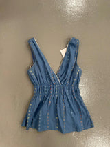 Vintage y2k blue oasis cami