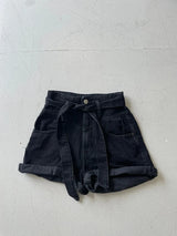 Black Denim Zara Shorts