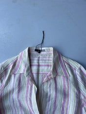 Jaeger stripped linen shirt