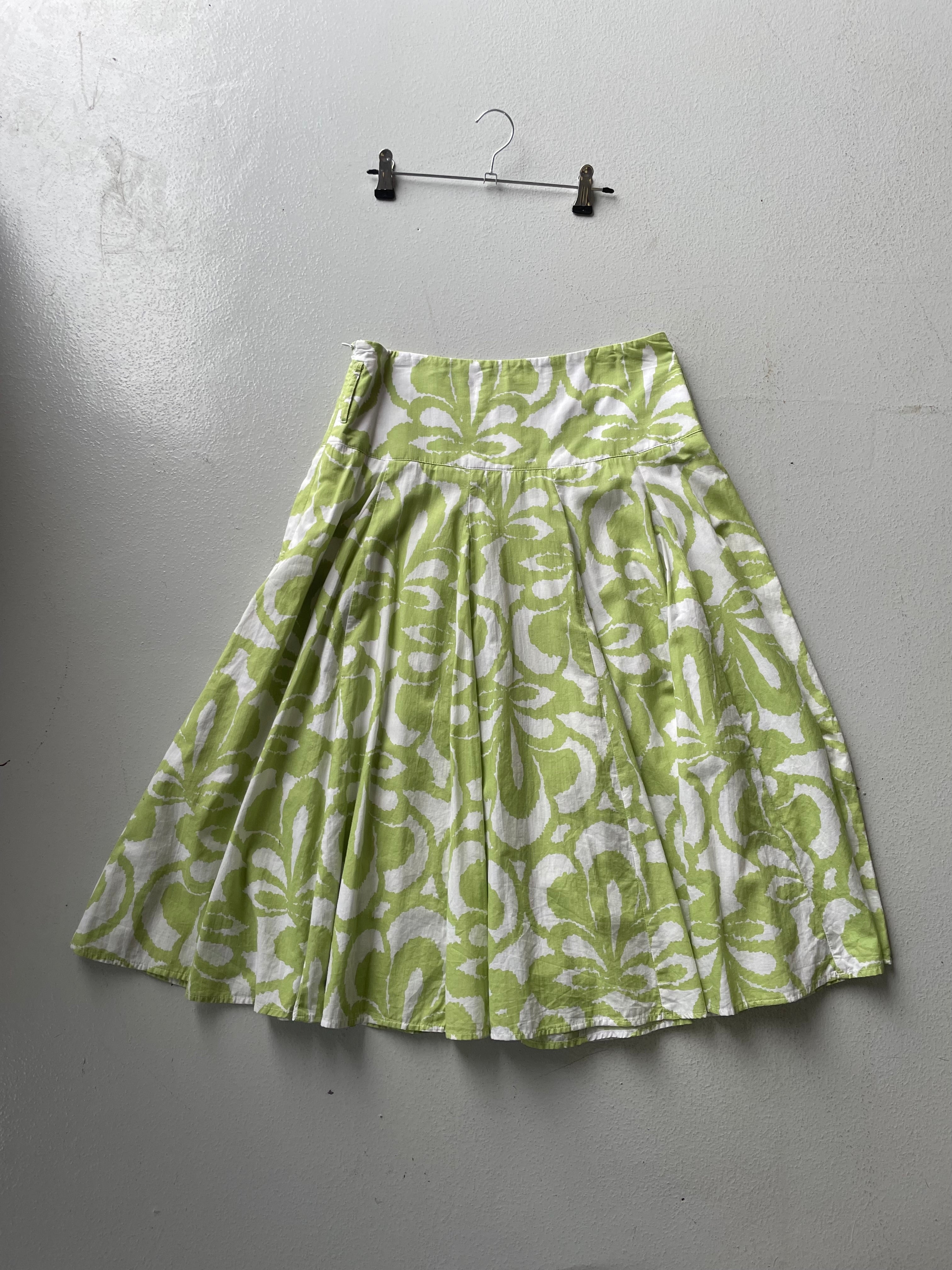 Principles Y2k Low Waisted 70s Print Midi Skirt