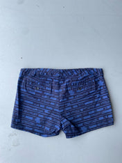 90s gap blue and black geometric print shorts