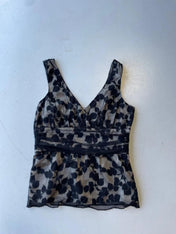Vintage y2k coast black lace cami