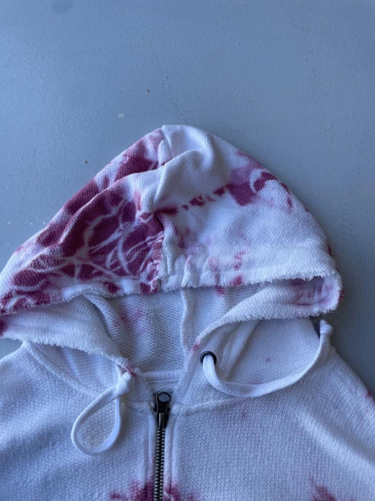 Y2K White Rip Curl zip up hoodie