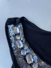 Black beaded cami