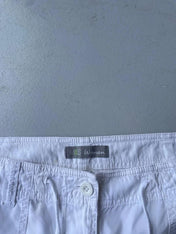 M&S white cargo capris
