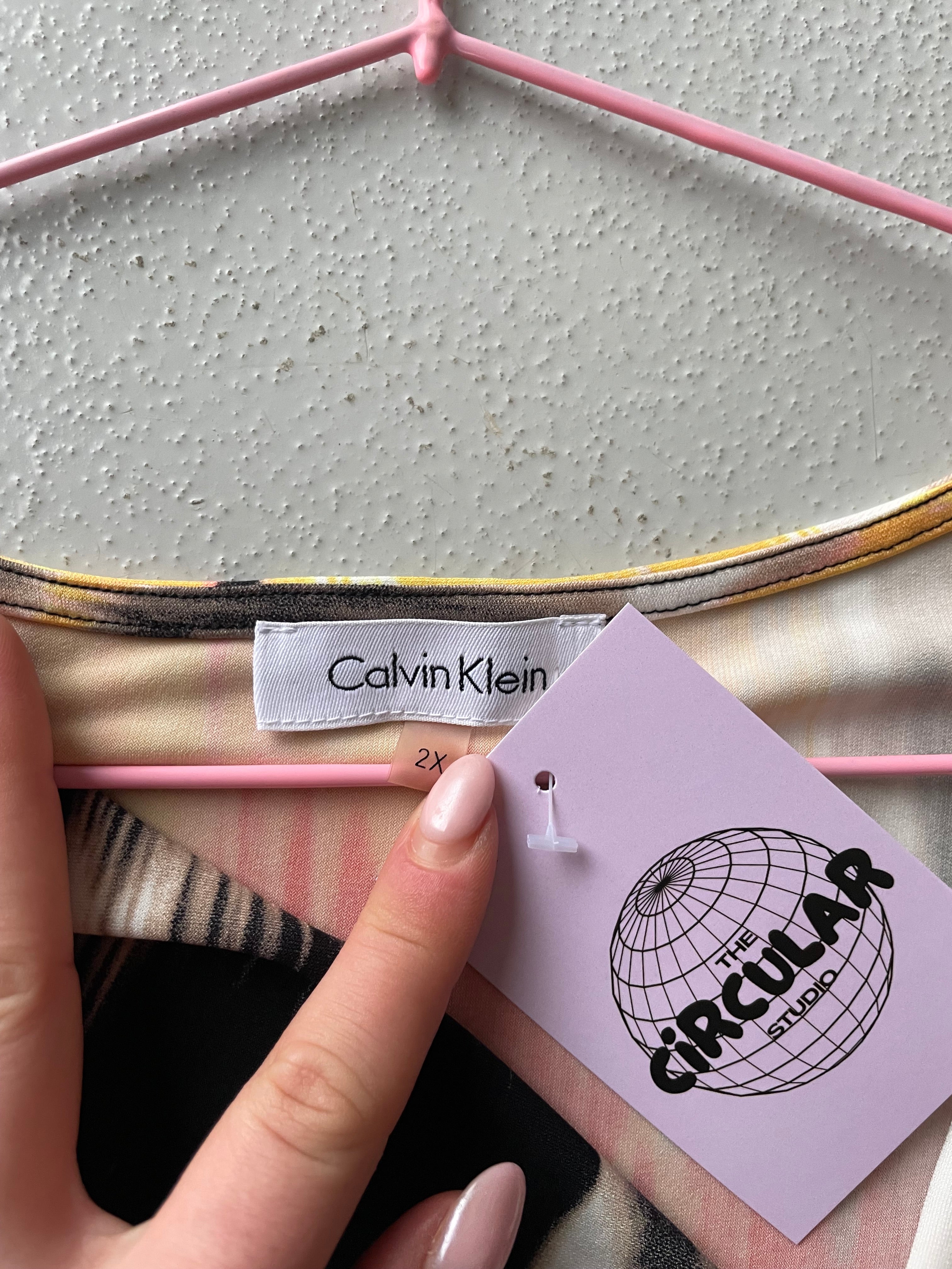 Calvin Klein Y2k Top - Colourful