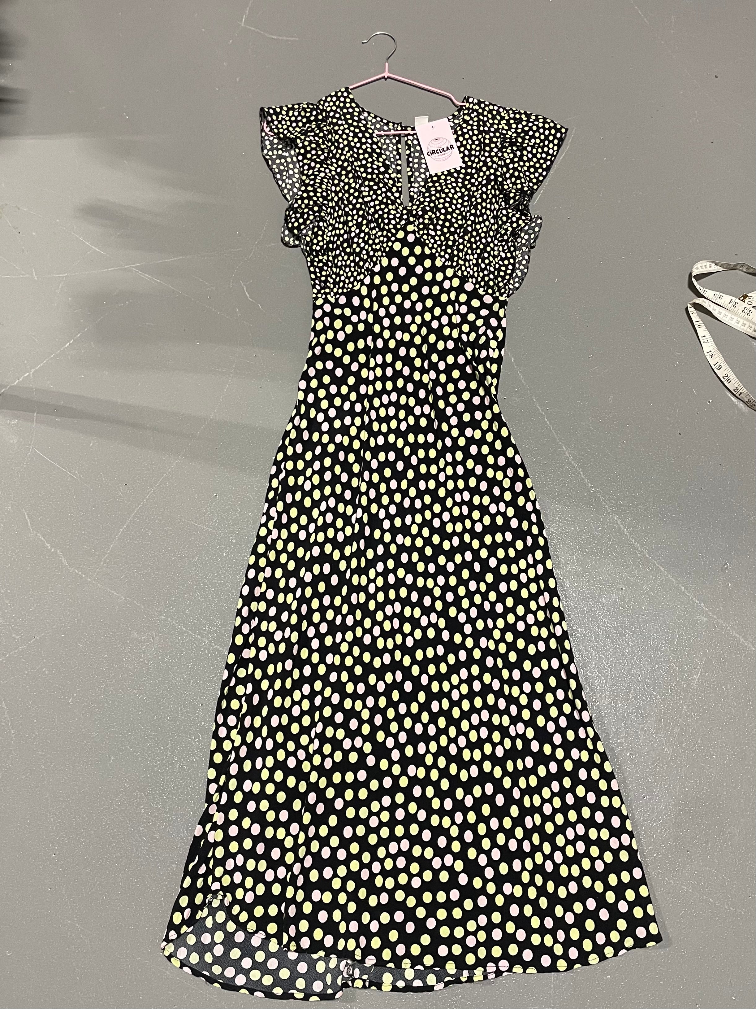 Black Print Maxi Dress