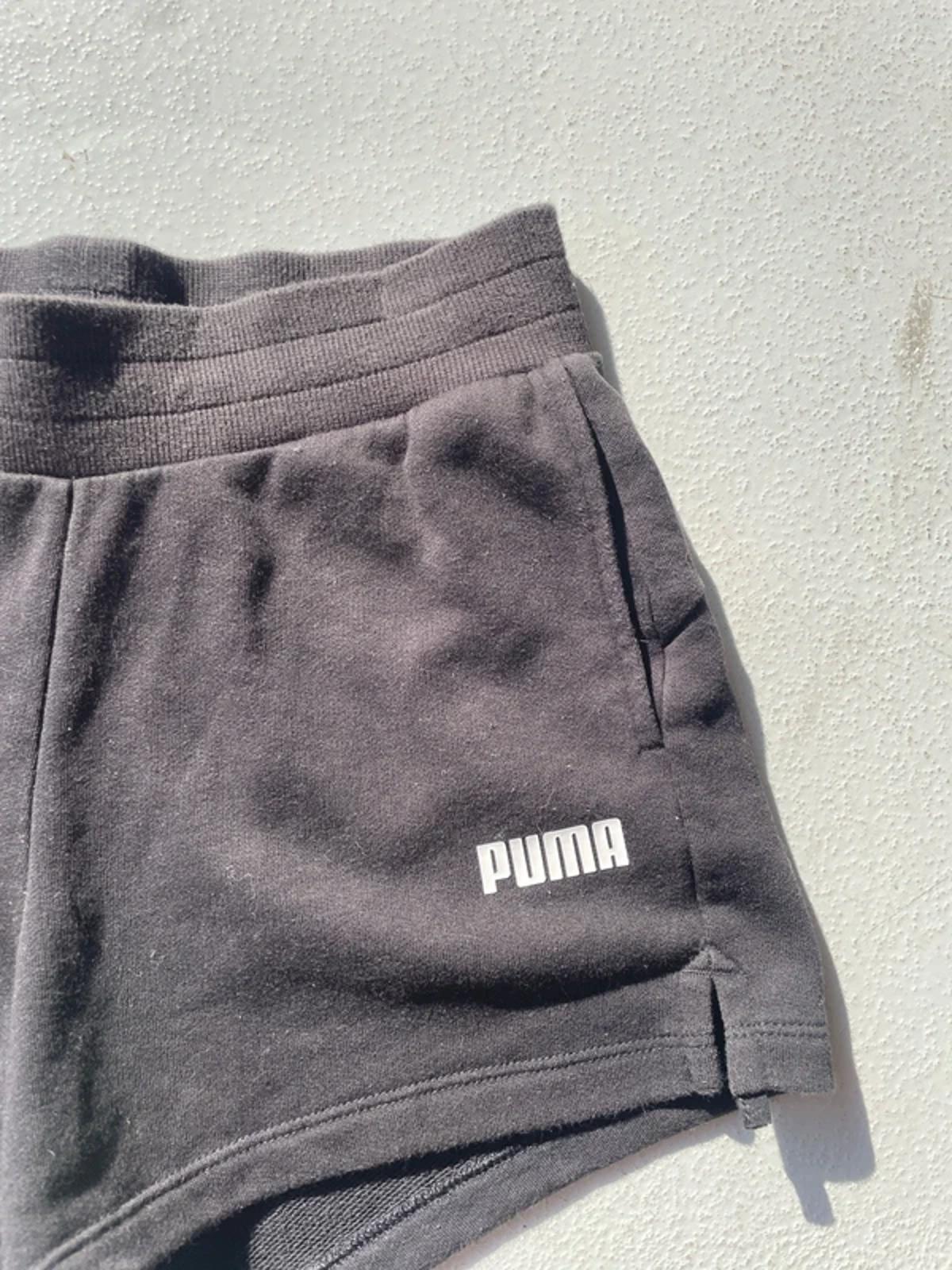 Black Puma Short Shorts