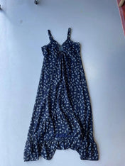 Y2K Peruna navy paisley print maxi dress