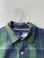 Tommy Hilfiger Khaki and Navy Tartan Shirt